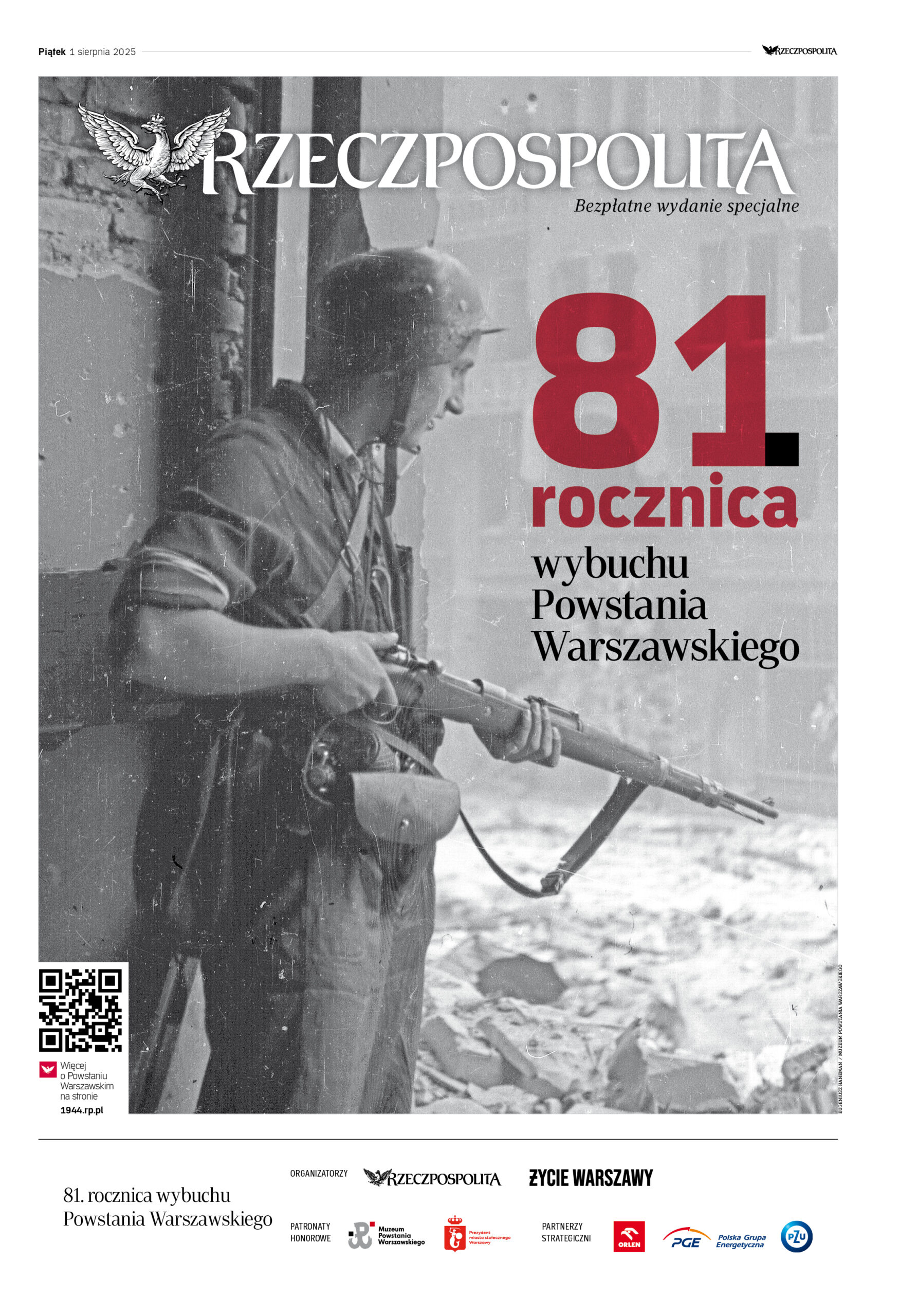 81. rocznica wybuchu Powstania Warszawskiego